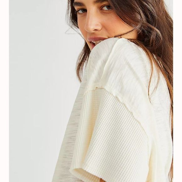 #22 Free People Peace It Up Tee F-0157 - Picture 3 of 11